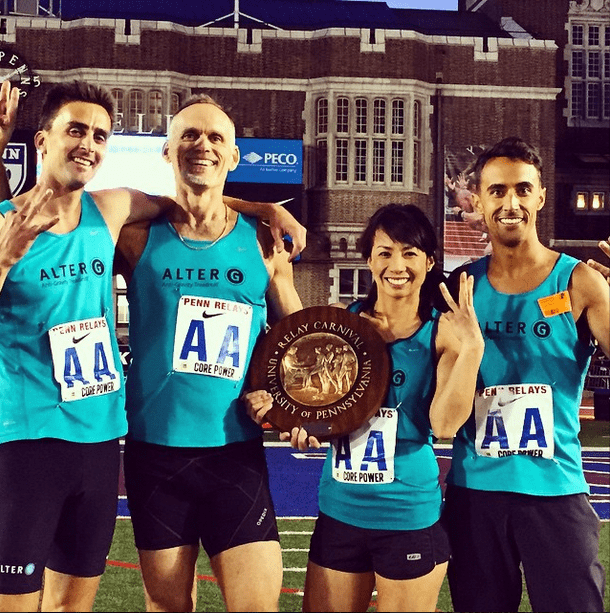 AlterG Takes Home 3rd Title at the Penn Relays Corporate Distance Medley Relay 1