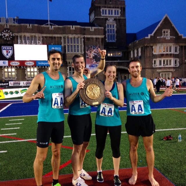 AlterG Defending Title at the 2015 Penn Relays Corporate Distance Medley Relay 3